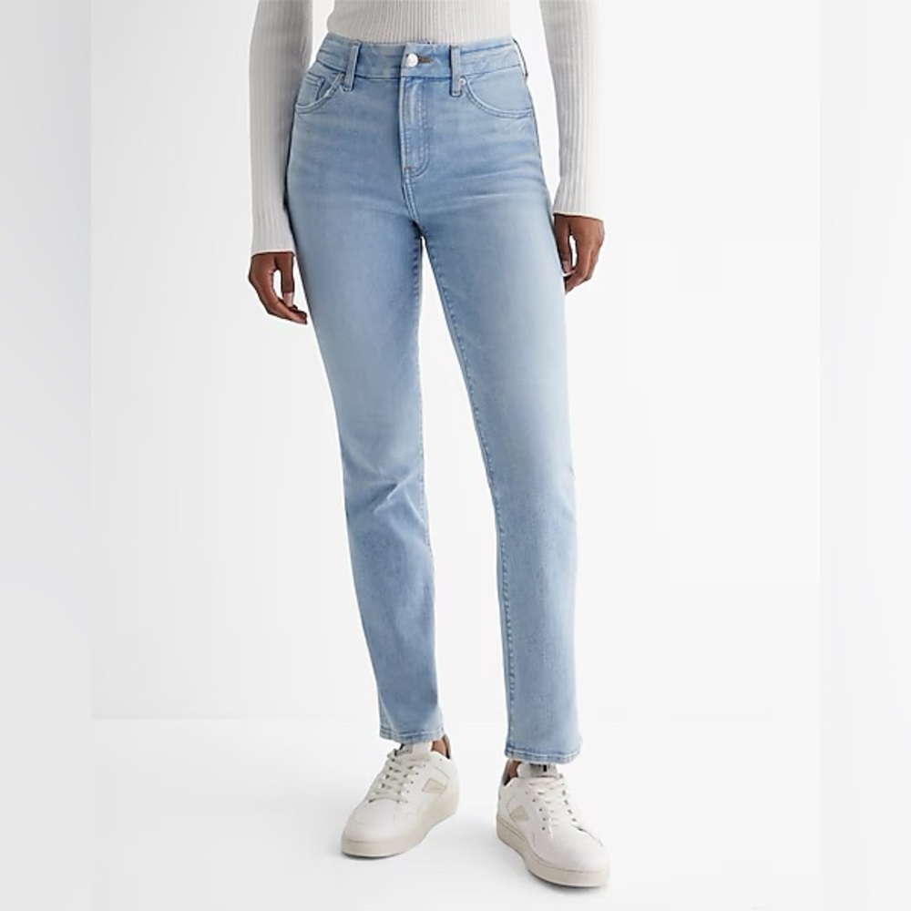 Express Slim Super High Rise size 10 - Picture 2 of 10